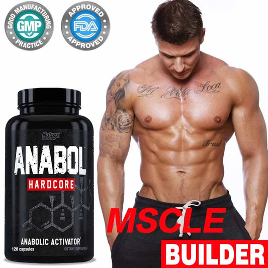 Muscle Supplement for Men, Dietary Capsules, Non-GMO
